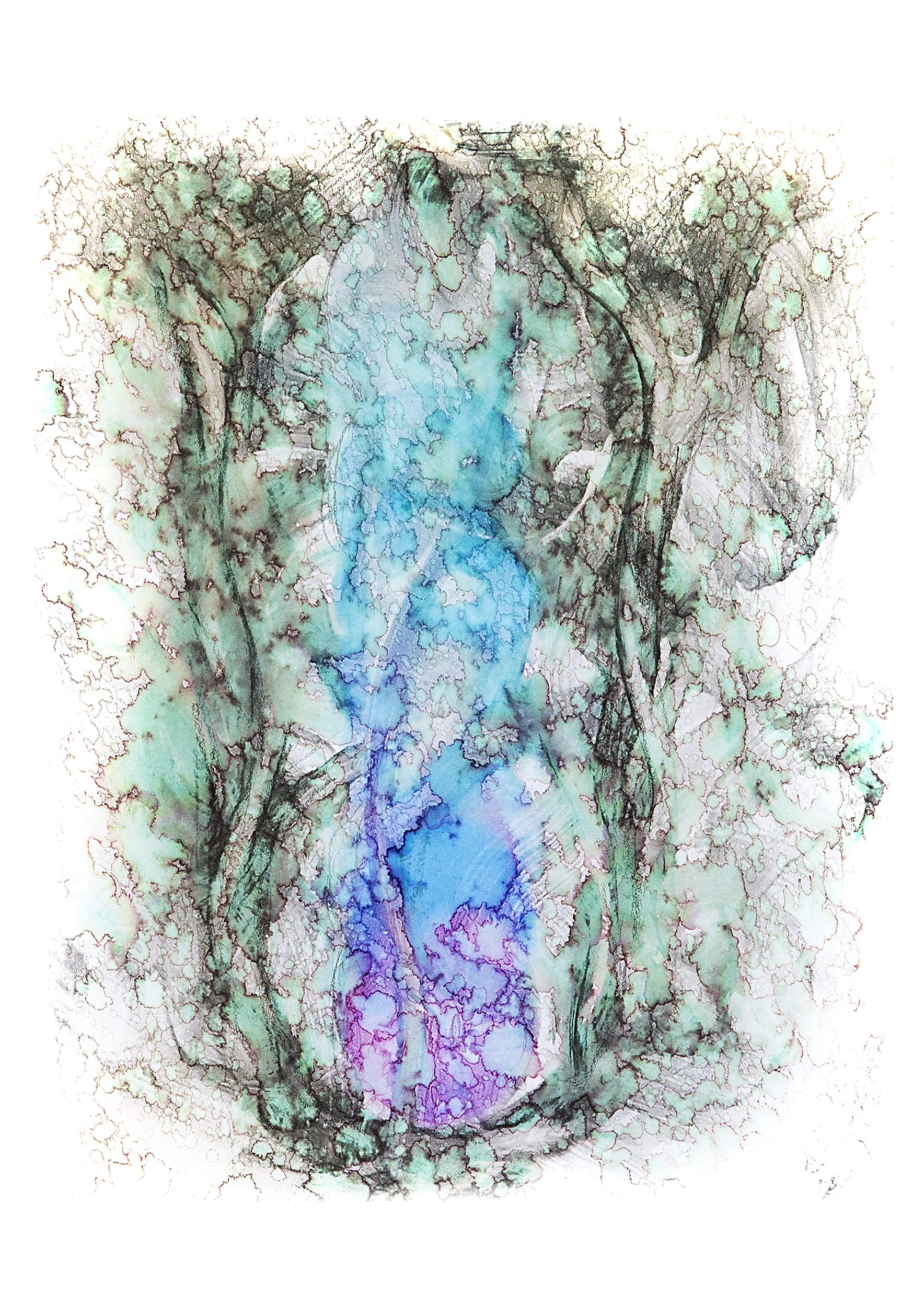 Due alberi, monotipo 2019