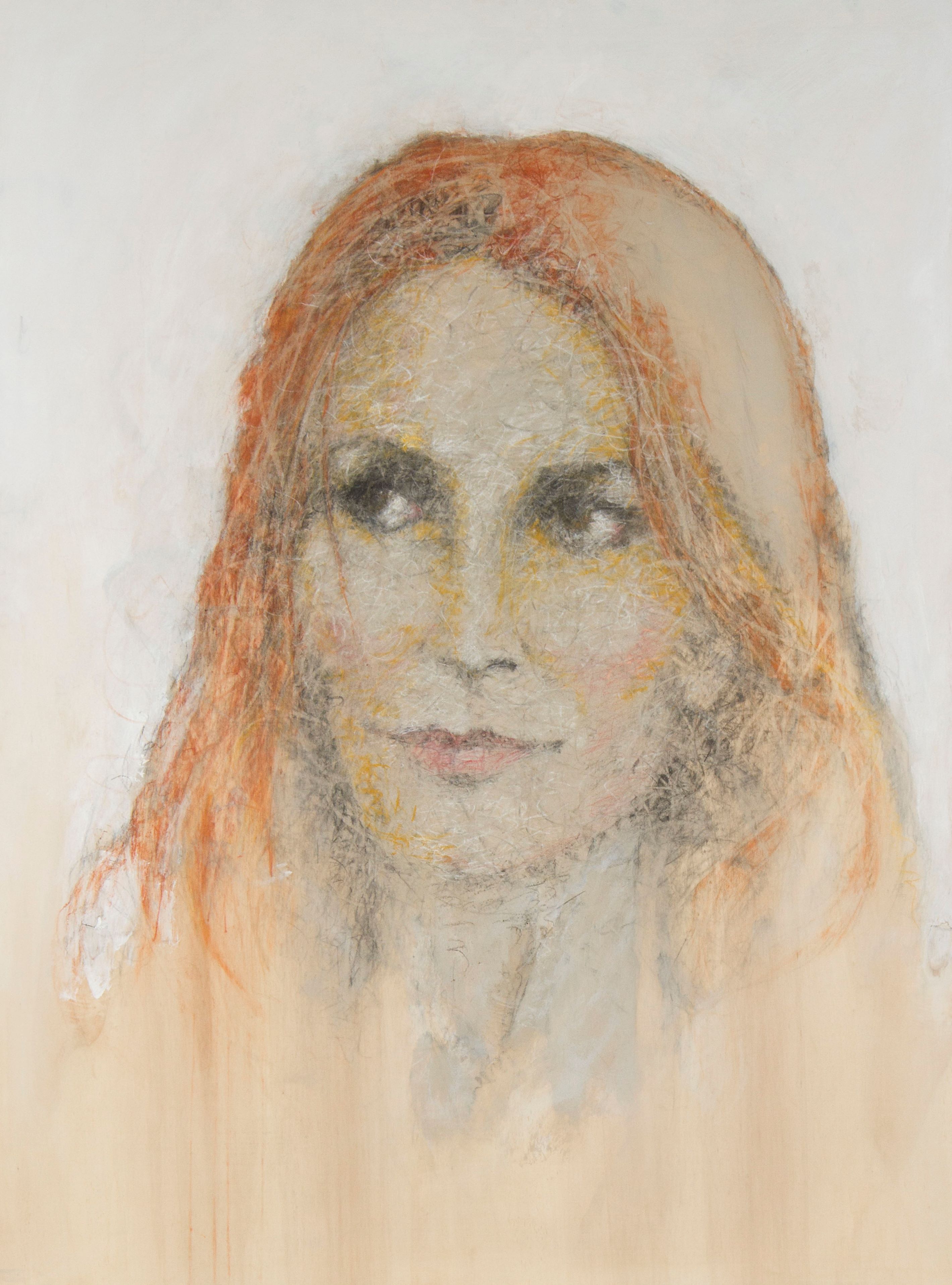 Antonella D'Orleans Borbon, mixed media on wood, 2015 ©Max Zarri