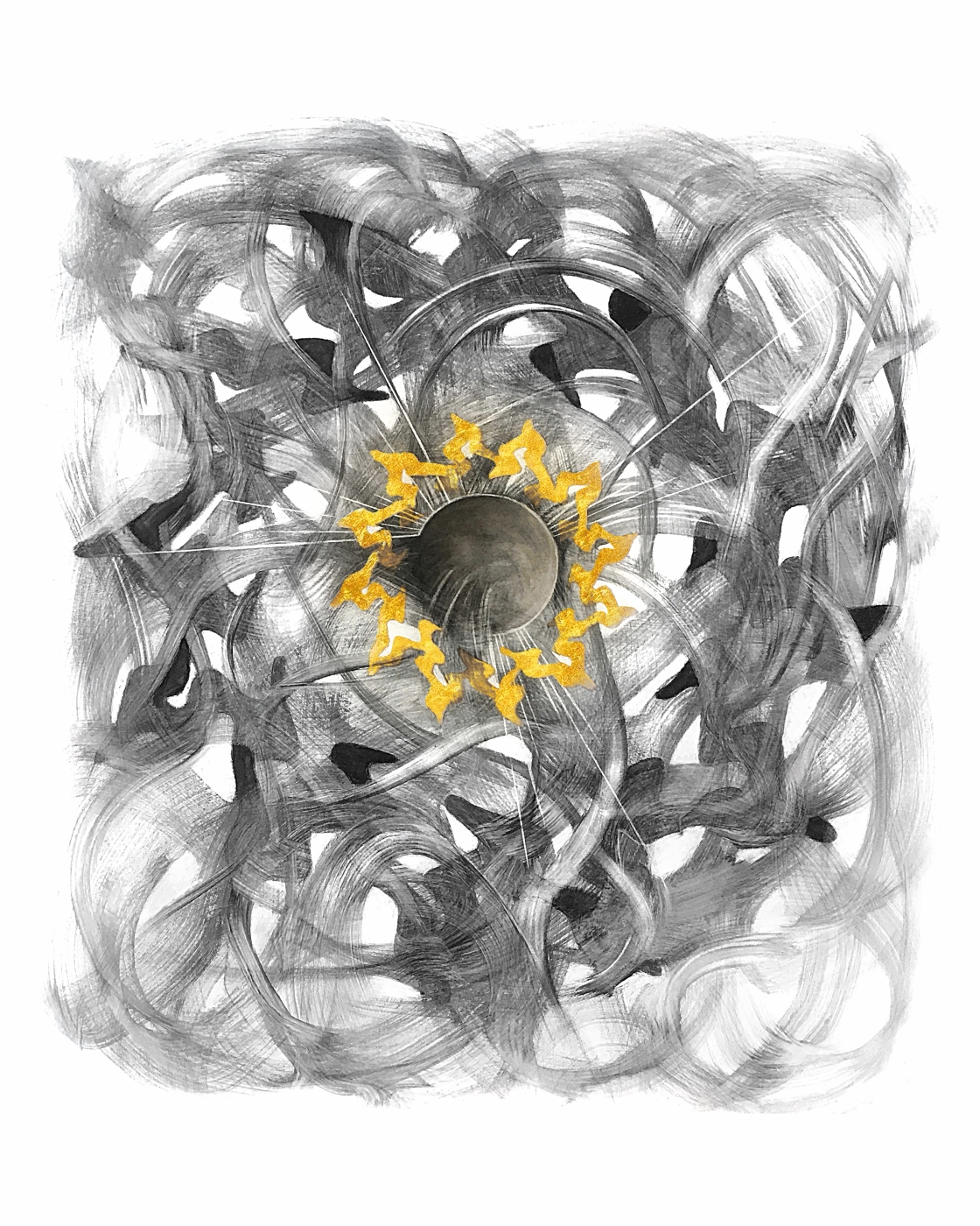 Aton, monotipo, 2019