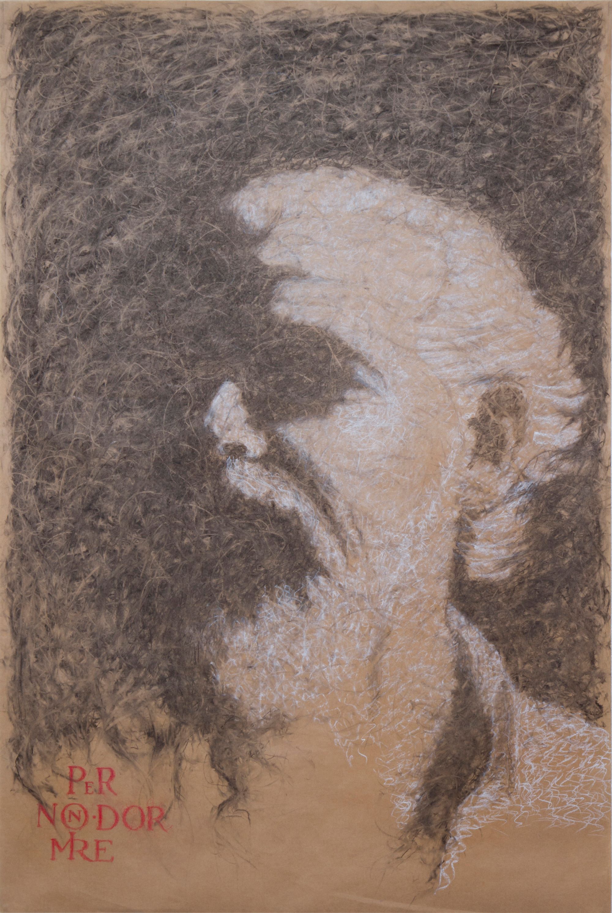 Alessandro De Renzis Sonnino, mixed media on paper, 2015 ©Max Zarri